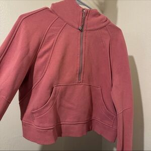 Scuba Oversized Half-Zip Hoodie